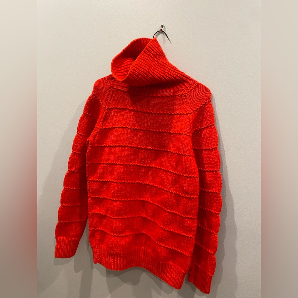 Vintage Poppy Red Turtleneck